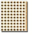 Pioneer Plus Stickers, Mini Salt Lake Temple, Classic Acid Free, Gold- 80 Stickers Per Page, 4 Pages, 320 Stickers in All- Perfect for Scrapbooking and Card Making- Great for Primary Children and LDS Families- Primary, Young Women, Young Men, Relief Society, Preisthood, Missionaries