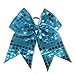 CN Sparkly Jumbo Sequin Cheer Bows Cheerleading Girls Hair Bow Pack of 5