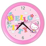 Color Wall Clock of Hello Kitty Quilting