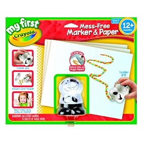Crayola My First Crayola No Mess Marker and Paper Set:  Toys &amp; Games