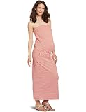 Jules & Jim Women's Long Comfortable Tube Dress, Orange/White, Small