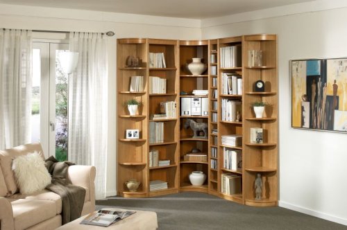Bookcase with 5 Shelves Furniture Collections Jaycee Furniture Collection JC Soft Classic Collection