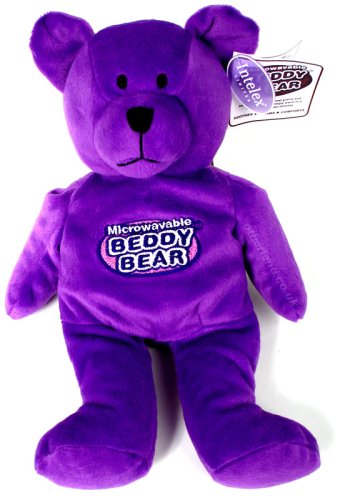 Childrens Toyshop  Toys : Microwave Beddy Bear (dark purple)