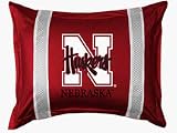 Nebraska Cornhuskers Pillow Sham from The Sidelines Collection by Kentex