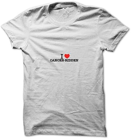 I Love Cancer-ridden Cancer Sucks Shirt (Medium,Black)