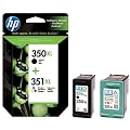 HP 350/351 XL - 2 Cartouches d'impression - 1 x noir, 1 x couleur (cyan, magenta, jaune) - bo?tier rigide