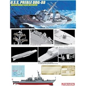 Dragon Models 1 350 U.S.S. Preble DDG-88 Arleigh Burke Class Destroyer by