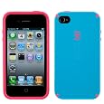Speck Products Candyshell Case Series for Apple Iphone 4 (At&t Only) Light Blue / Pink
