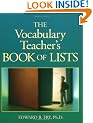 The Vocabulary Teacher's Book of Lists (J-B Ed: Book of Lists)