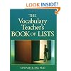 The Vocabulary Teacher's Book of Lists (J-B Ed: Book of Lists)