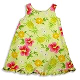 Mulberribush - Girls Floral Sleeveless Dress, Yellow, Multi
