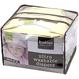 Kushies 5 Pack Reusable Ultra Diapers for Infants