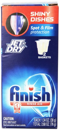 Finish Jet Dry Rinse Aid, 2.68 Ounce (Pack of 2)