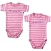 All Products : Hudson Baby Premium Shoulder Snap Bodysuit - Girls Siblings