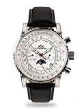 Hindenberg 120-H Air Fighter Stahl silber Leder Reviews