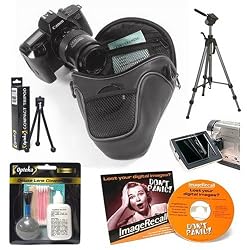 Opteka Essential Accessory Kit for Olymus EVOLT E-620, E-520, E-510, E-500, E-420, E-410, E-330, E-300, E-30, E-5, E-3 & E-1 Digital SLR Camera