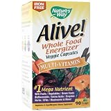Alive! Whole Food Energizer - without Iron, 90 vegi cap