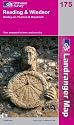 Reading and Windsor, Henley-on-Thames and Bracknell (Landranger Maps) (OS Landranger Map)