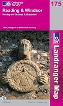 Reading and Windsor, Henley-on-Thames and Bracknell (Landranger Maps) (OS Landranger Map)