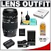 Photo : Tamron AF 70-300mm F/4-5.6 Di LD Macro Lens + Sony NP-FM500H Battery with Charger + Accessory Kit for Konica Minolta Maxxum 7D & 5D and Sony Alpha DSLR A100, A200, A300, A350 & A700 Digital SLR Cameras