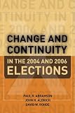 Change and Continuity in the 2004 and 2006 Elections image