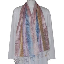 Men Scarf Silk Anniversary Gift for Him Handmade In India 12 x 60 inches (ssmf048)