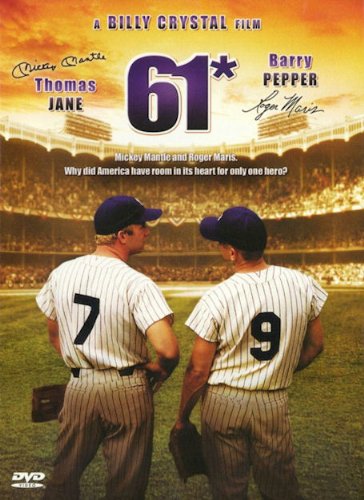 baseball New York Yankees 61 Motion Picture Mantle and Maris movie poster
