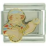 Raggedy Ann Andy Banjo Licensed Italian Charms Bracelet Link