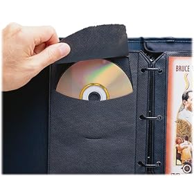 Case Logic DVP5 DVD Refill Storage Pages (5 Pages, Black) by Case Logic