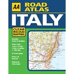 AA Road Atlas Italy (AA Atlases)