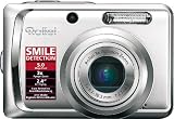 Rollei Compactline 55 Digitalkamera (5 Megapixel, 3-fach opt. Zoom, 6,1 cm (2,4 Zoll) Display) silber