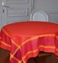 Les Festives linen-cotton 70-inch Square Table cloth, Made in Europe