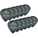 Dunlop 482P1.14 Tortex&reg; Pitch Black Jazz III, 1.14mm, 12/Player's Pack