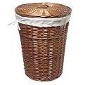 Round Cherry Hamper with White Liner