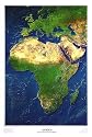 Africa From Space, Art Poster