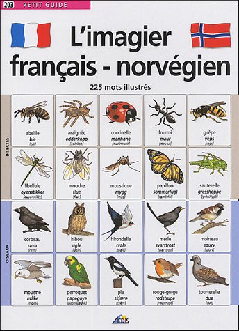 Aedis L'imagier fran&ccedil;ais-norv&eacute;gien : 225 mots illustr&eacute;s