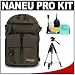 Naneu Pro Military Ops Bravo Photo Backpack (Olive) + Tripod + Accessory Kit for Canon Rebel XSi, XS, XTi, 50D, 40D, Nikon D40, D60, D80, D90, D200, D300, D700, Olympus Evolt E-410, E-420, E-510, E-520, and Sony Alpha A200, A300, A350, A700 Digital SLR Cameras