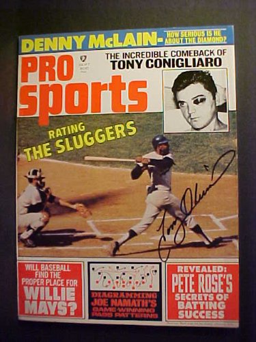 Tony Oliva Minnesota Twins Autographed September 1969 Pro Sports Magazine