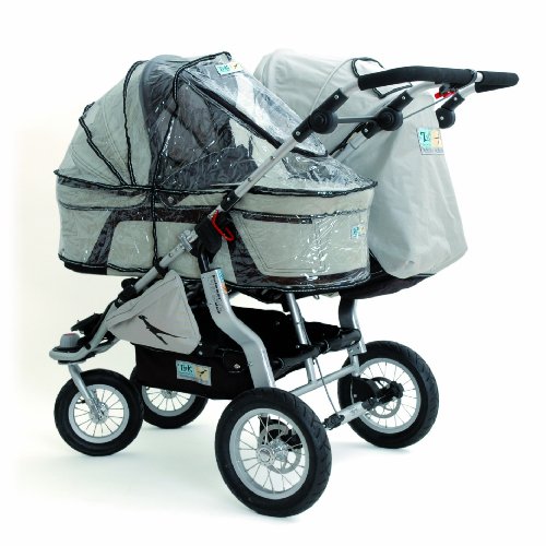 Trends For Kids Carrycot Rain Cover for Twinner Twist Duo - Clear
