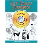 Art Deco Designs CD-ROM and Book (Dover Electronic Clip Art) by  Marty Noble