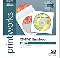 Printworks CD/DVD Envelopes 50 Count (00493)
