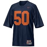 Nike Illinois Fighting Illini #50 Navy Blue Throwback Memorial Stadium Football Jersey