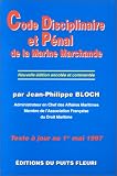 Code disciplinaire et pénal de la Marine marchande, 1ère édition