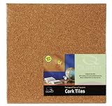Acco Brands #102 4PK 12x12 LT Cork Tile