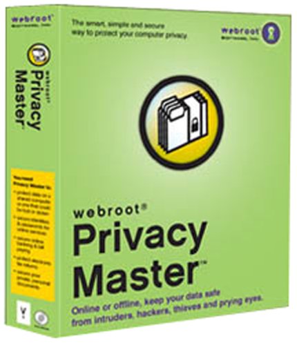 Software: Webroot Privacy Master