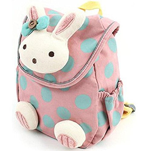 Bolayu Baby Toddler Anti Stray Small Bag Prevent Lost Backpack (Pink)
