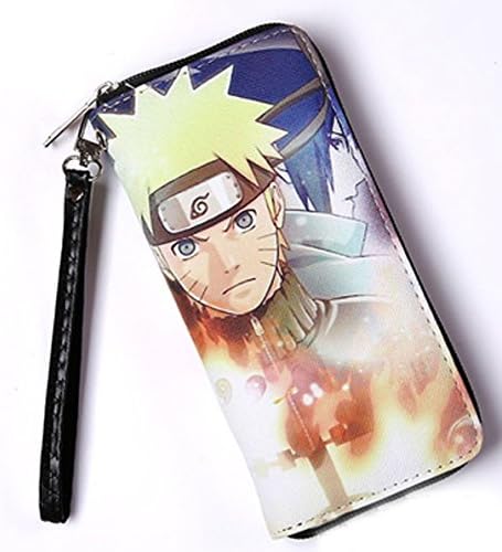 Kimi Store Anime Naruto Long Pattern Zipper Student Wallet Billfold