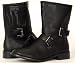 Hot! Womens Riding Ankle-High BLACK Combat Boots