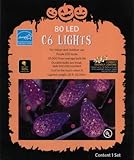 Halloween 80 Purple LED C6 Lights image