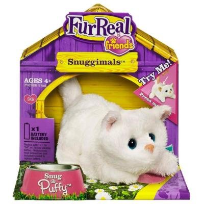 FurReal Amigos Snuggimals Snug Un gatito blanco Puffy FurReal Amigos Snuggimals Snug Un gatito blanco Puffy